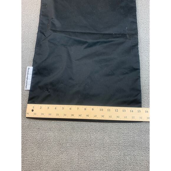 Alexander Wang Large Black Drawstring Dust Bag Storage Protective Travel - Picture 5 of 7